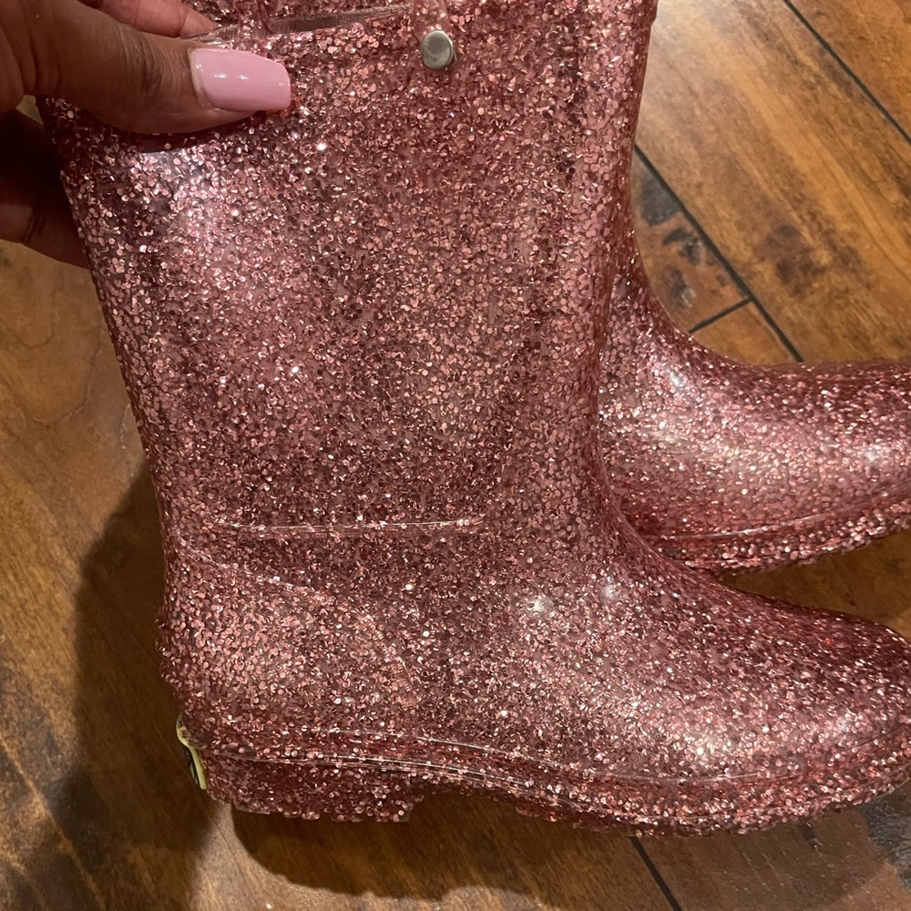 Gently used  girls rain boots